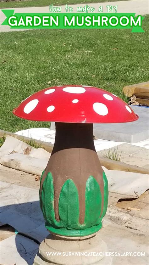 DIY Garden Decor Whimsical Mushroom Art Tutorial