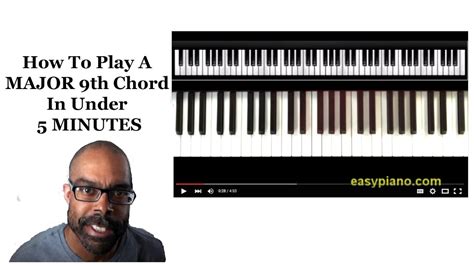 Free Piano Lesson How To Play The Major 9th Chord Youtube