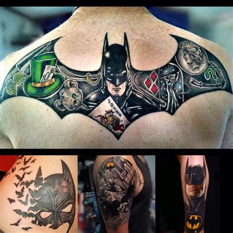Black and white batman portrait. From The Mind Of A Non-Geeky Nerd: NGN FAVORITE TATTOOS ...