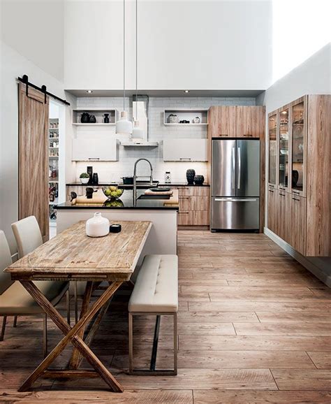Veneta cucine vous propose de nombreuses solutions de cuisine moderne en bois. Idée relooking cuisine - Une cuisine au style moderne et industriel | Les idées de ma maison ...