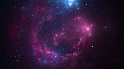 Space Pink Stars 4k Wallpaperhd Digital Universe Wallpapers4k
