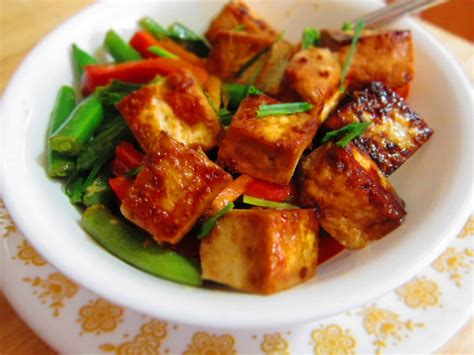 Honey Ginger Tofu Veggie Bowls Babaganosh