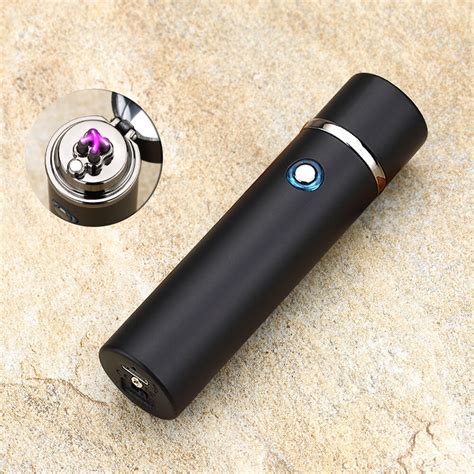 New Electric Double Pulse Arc Lighter Tobacco Pipe Usb Lighter