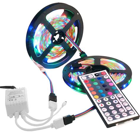 flexible 3528 led strip rgb 10m 600leds smd stripe light with 44 keys remote control rs36 in led
