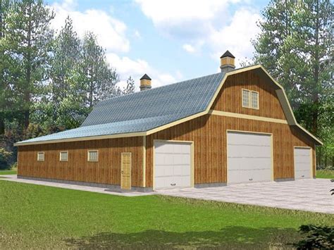 The barn style design of this garage kit offers all space you'll ever need for storage and use the loft for a home office, or guest apartment. big barn style garage to hide all my cars in c: | Country ...