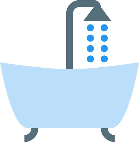 This Icon Is A Picture Of A Shower And Tub Logo Baignoire Png Clipart