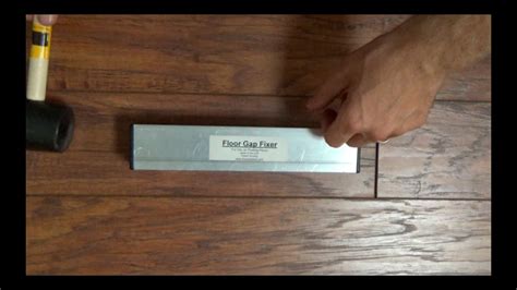 If you told him not to install the molding, that is on you. Fix End Gaps In Laminate/Floating Floors - Floor Gap Fixer ...