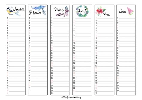 Calendrier Perpetuel Anniversaire A Imprimer Gratuit