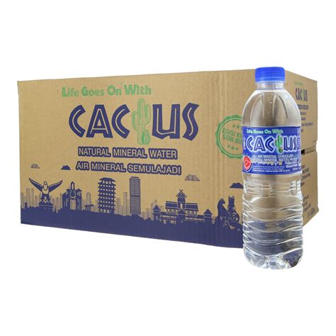 Water cacti at least once a week in the spring and summer. Cactus Brand - Natural Mineral Water 500mlx24 - Yee Lee ...