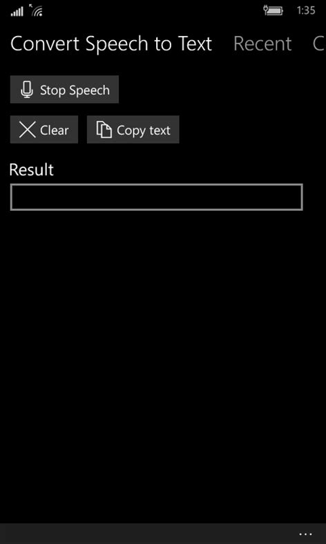 You need an ibm speech to text api key to make it work. Convert Text to Speech - Windows Apps on Microsoft Store