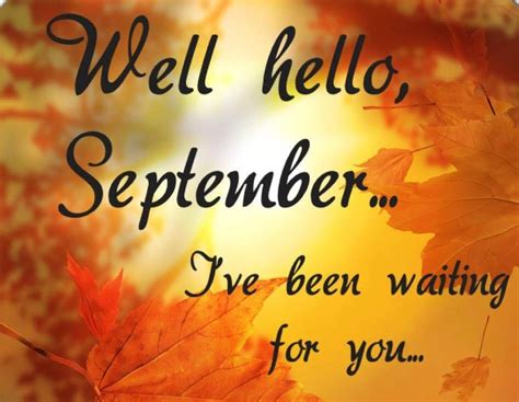 September Hello September September Happy May