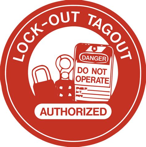 Lockout Tag Out Authorized Western Safety Sign