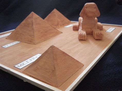 Maquetas Y Arte Piramides De Egipto Y Esfinge