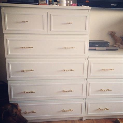 After dressers toppled over have prompted ikea to recall one of its best selling items, the malm dresser. Hack number 2 compete. Two tall 6 drawer #malm flanking ...