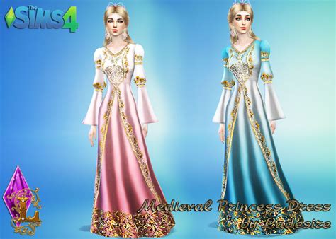 Ladesires Creative Corner Ts4 Medieval Princess Dress By Ladesire