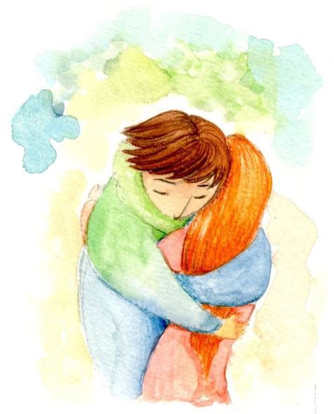 Dibujo Abrazo Amor Pareja Dibujos De Abrazos Dibujos Ilustraciones