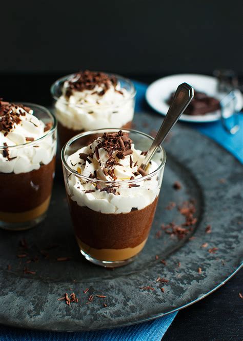 Divide the salted caramel sauce between 6 x 175ml ramekins or glasses. Salted Caramel Chocolate Mousse - The Tough Cookie