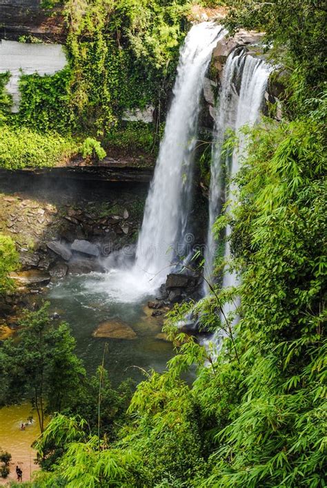 Beautiful Waterfall In The National Park Stock Image Image Of Fluid