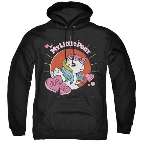 My Little Pony Retro Create Licensed Adult Hooded And Crewneck