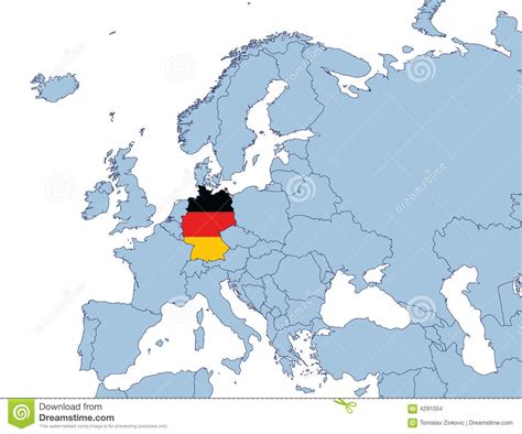 German world map maps germany 96 best for alluring africa. Germany on Europe map stock vector. Illustration of union ...