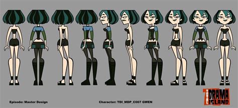 Gwen Designs Total Drama Island Cartoon Movie