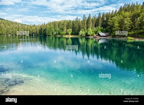 Lake Of Fusine Forest Hi Res Stock Photography And Images Alamy