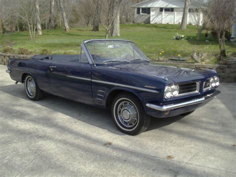 Pontiac Tempest Convertible 1963 Blue For Sale 263p57725 1963 Pontiac