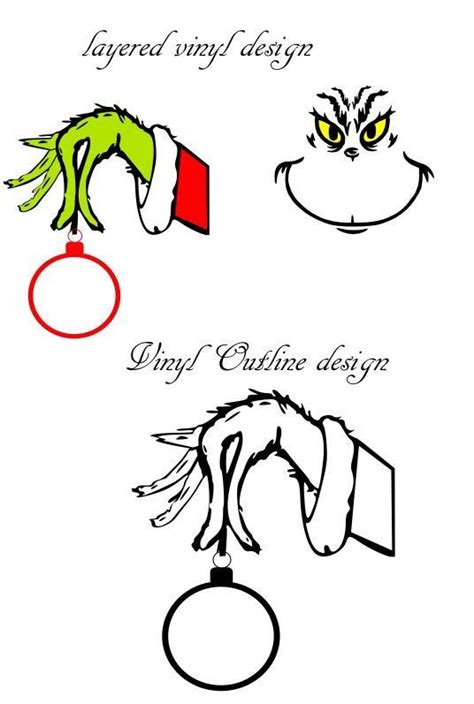 Download Grinch christmas decorations, Grinch face svg, Christmas vinyl