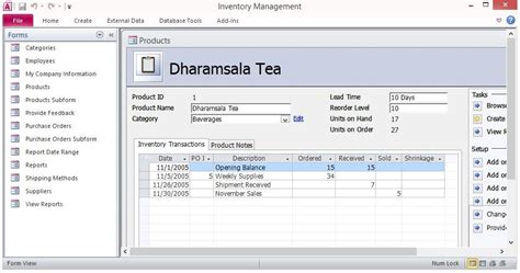 A guide on how to create an ms access contact management database and a free download. Free Inventory Control Forms Template For Microsoft Access