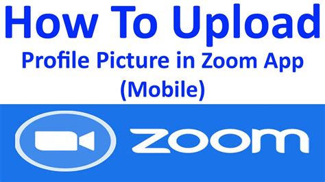 Zoom uses the full name set in your account for all meetings that you create or join. How to Upload Profile Picture in zoom app | Set/Change ...