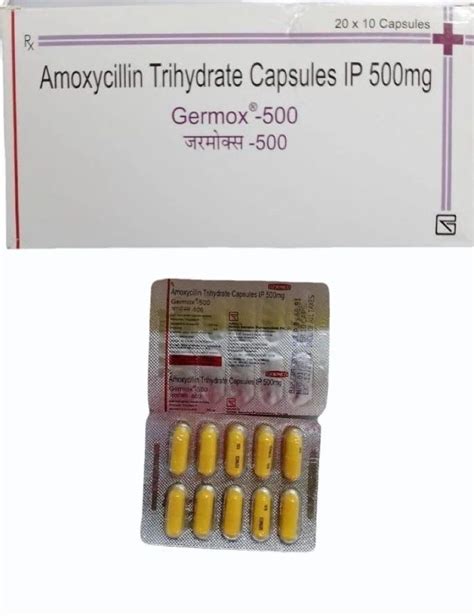 Amoxicillin Trihydrate Capsules 500 Mg At Best Price In India
