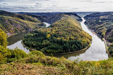 Saarschleife Foto And Bild Landschaft Bach Fluss And See Flüsse Und