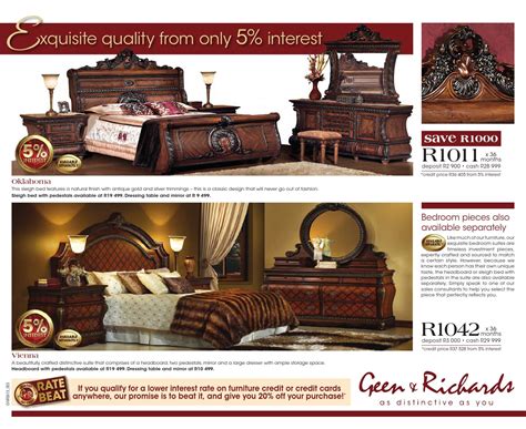 Geen And Richards Bedroom Suites Catalogue