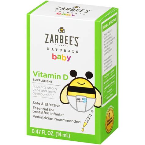 Garden of life baby vitamin c liquid for baby's immune support, fruit, 1.9 fl oz. Zarbee's Naturals Baby Vitamin D Supplement | Hy-Vee ...