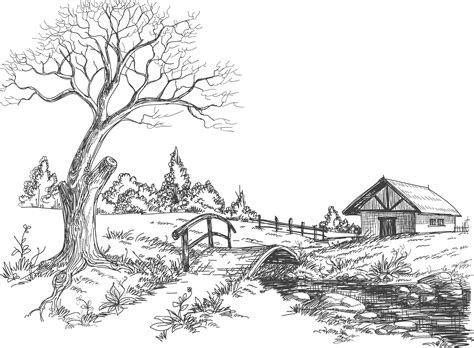 Unique Dessin Paysage à Colorier Dessin Paysage à Colorier . Unique