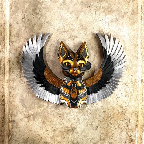 Design Toscano Goddess Bastet Winged Protector Of The People Cat