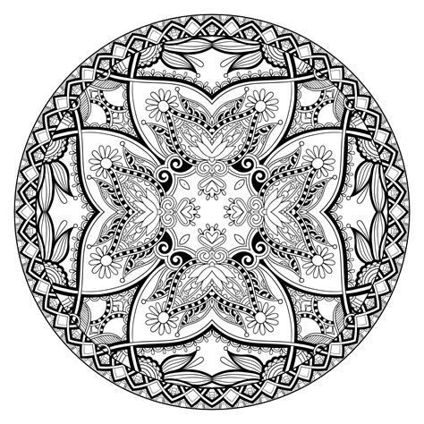 Free printable mandala coloring pages for adult. Mandala Coloring Pages Advanced Level Printable - Coloring ...