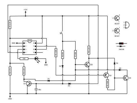 view stepper motor controller circuit diagram. 555 Momentary Switch Circuit