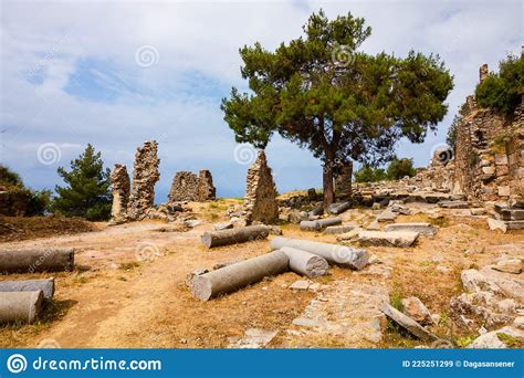 Syedra Ancient City Ruins In Alanya Antalya Turkey Stock Image Image