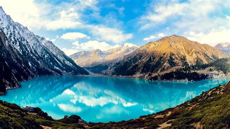2560x1440 Big Almaty Lake 1440p Resolution Hd 4k Wallpapers Images
