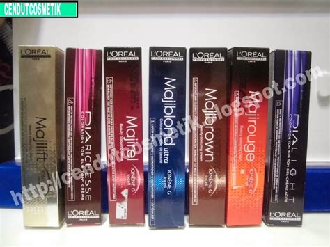 Cat rambut krim juga memiliki pigmentasi warna yang kuat. CENDUTCOSMETIK TOKO ONLINE: CAT LOREAL + contoh warna ...