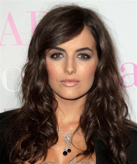 Camilla Belle Long Wavy Casual Hairstyle With Side Swept