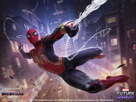 Artstation Marvel Future Fight Spider Man No Way Home Nixell Cho