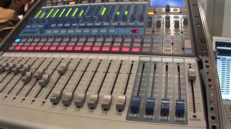 The ins and outs of the music mixing board are covered thoroughly in this video. 2013 Using Presonus Studio Live 16.4.2 Digital Mixing Board With Ipad Control & Capture Software ...