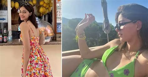 Bollywoodsnapped On Twitter These Photos From Ananyapanday S Capri Vacation Will Give You