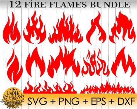 Fire Bundle Svg Wall Of Fire Svg Fire Svg Fire Clipart Fire Vector