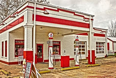 This Is The Original Texaco Station Here In Smithville It Retains Some