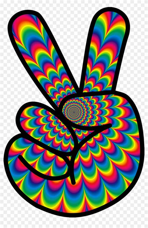 Hippie Peace Sign Clip Art 10 Free Cliparts Download Images On