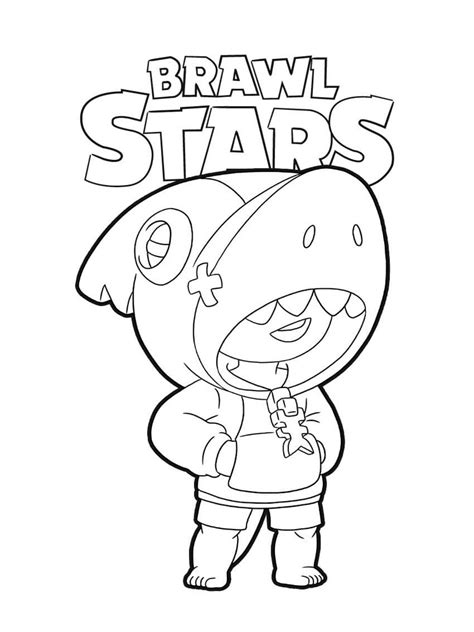 Youtube tutorial showing how to draw new brawler surge. Free Brawl Stars Leon coloring pages. Download and print ...