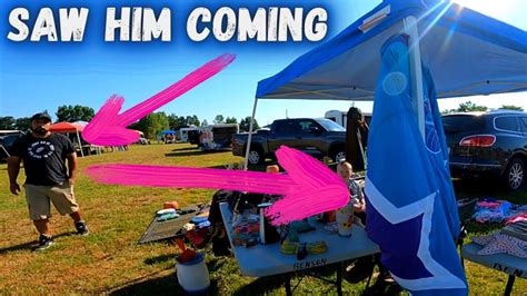 HE WAS COMING RIGHT FOR MY GARAGE SALE SCORE - YouTube